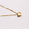 14K Gold Heart Necklace